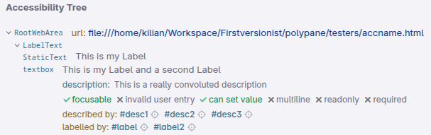 Accessibility tree showing element descriptions